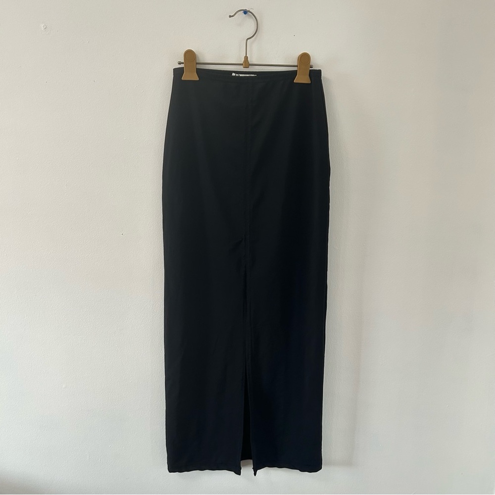 Elegant Black Maxi Skirt